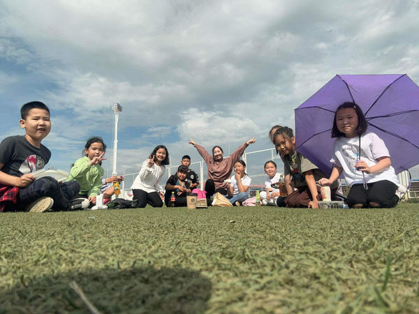 Books and classroom materials on a table